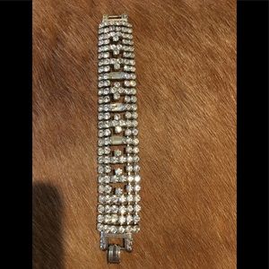 VTG  Rhinestone Bracelet 50’s